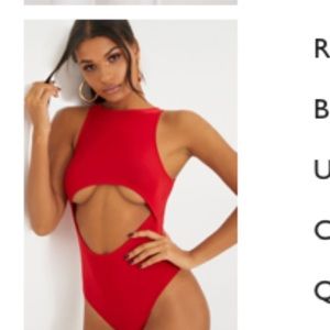 PLT cut out bodysuit